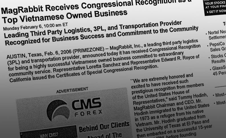 2005 Certificate of Special Congressional Recognition (United States House of Representatives)